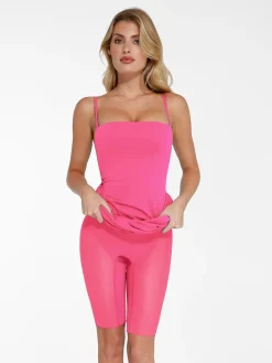 Bluetag Cooling Shapewear Slimming Midi Tube Dress