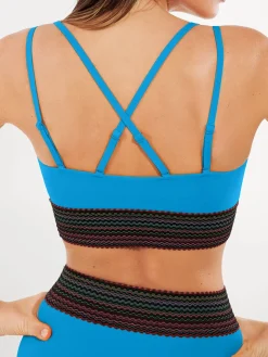 Boho Trim High Waist Tummy Control Bikini Set