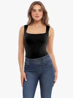 Cloud-Touch Double-Layer Shaping Sleeveless Top