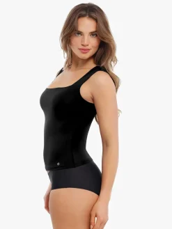 Cloud-Touch Double-Layer Shaping Sleeveless Top