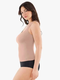 Cloud-Touch Double-Layer Shaping Sleeveless Top
