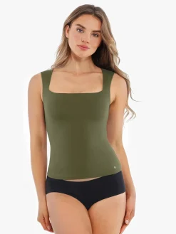 Cloud-Touch Double-Layer Shaping Sleeveless Top