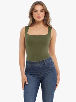 Cloud-Touch Double-Layer Shaping Sleeveless Top