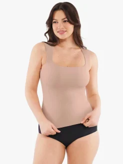 Cloud-Touch Double-Layer Shaping Sleeveless Top