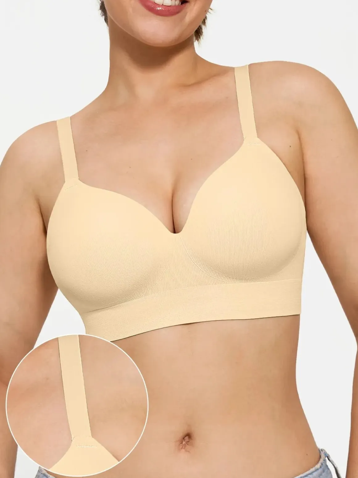 ContourLift™ Seamless Wireless Shaping Push Up Bra