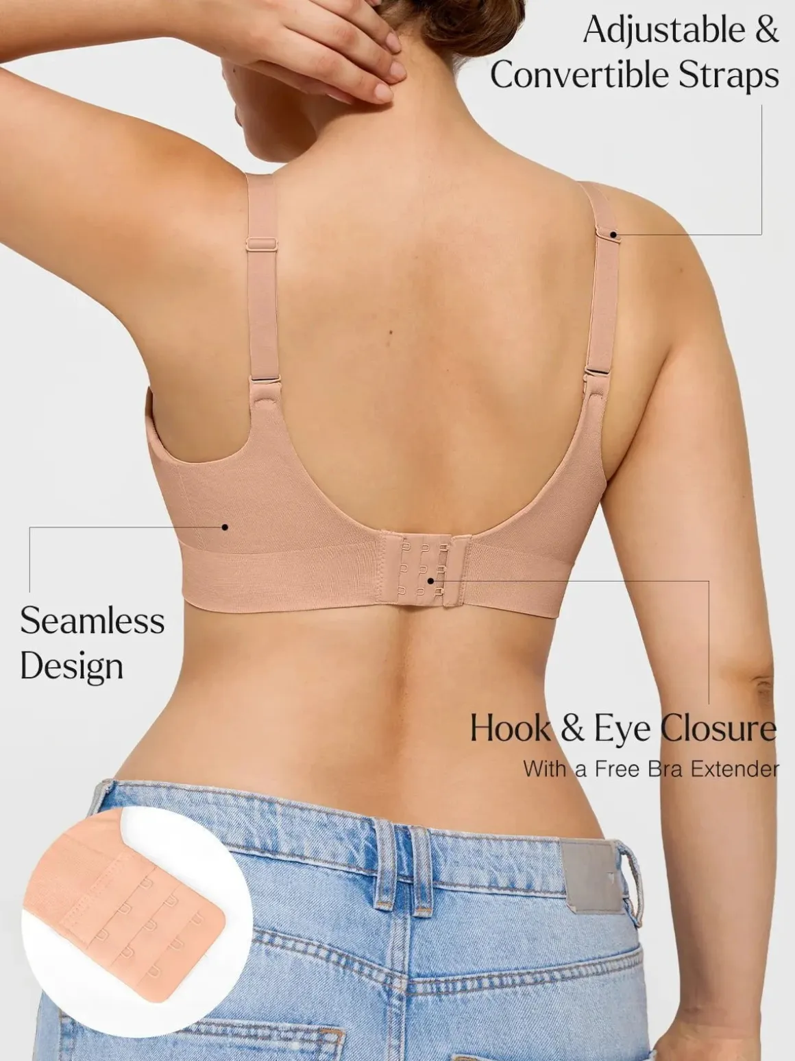 ContourLift™ Seamless Wireless Shaping Push Up Bra