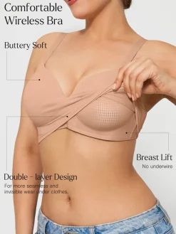 ContourLift™ Seamless Wireless Shaping Push Up Bra