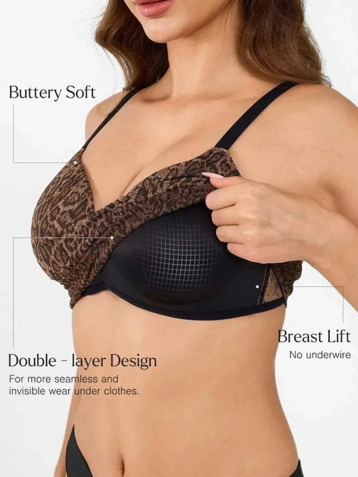 ContourLift™ Seamless Wireless Shaping Push Up Bra