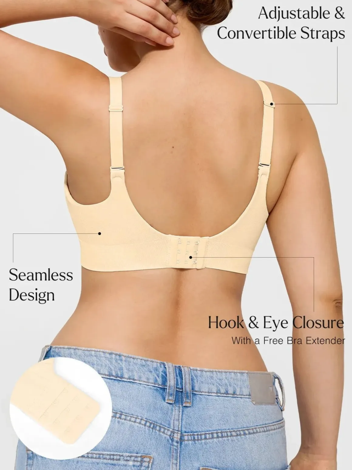 ContourLift™ Seamless Wireless Shaping Push Up Bra