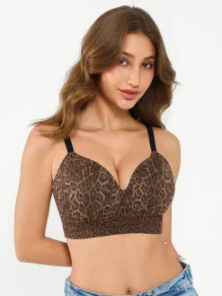ContourLift™ Seamless Wireless Leopard Shaping Push Up Bra