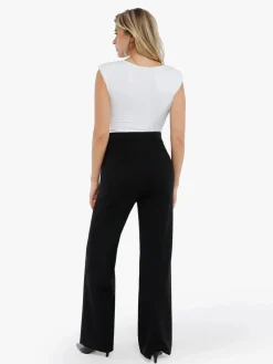 Day To Night Set Solid Sculpting Bodysuit Built-in Shapewear Pants