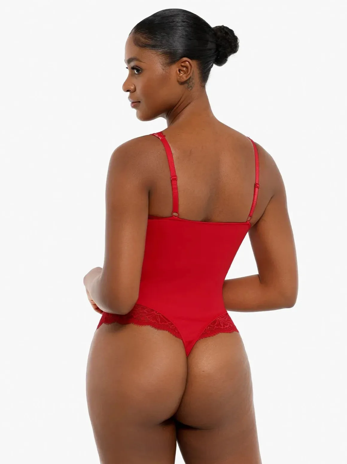 Day To Night Set Tummy Control Bodysuit Built-in Shapewear Pants