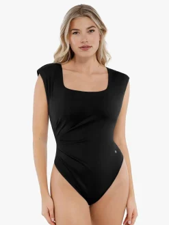 Day To Night Set Tummy Control Bodysuit Built-in Shapewear Pants