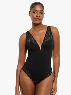 Day To Night Set Tummy Control Bodysuit Built-in Shapewear Pants