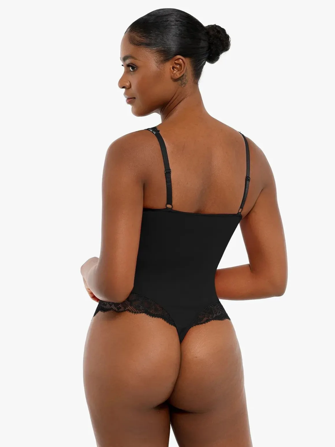 Day To Night Set Tummy Control Bodysuit Built-in Shapewear Pants