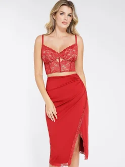 Full Coverage Longline Underwire Lace Bralette