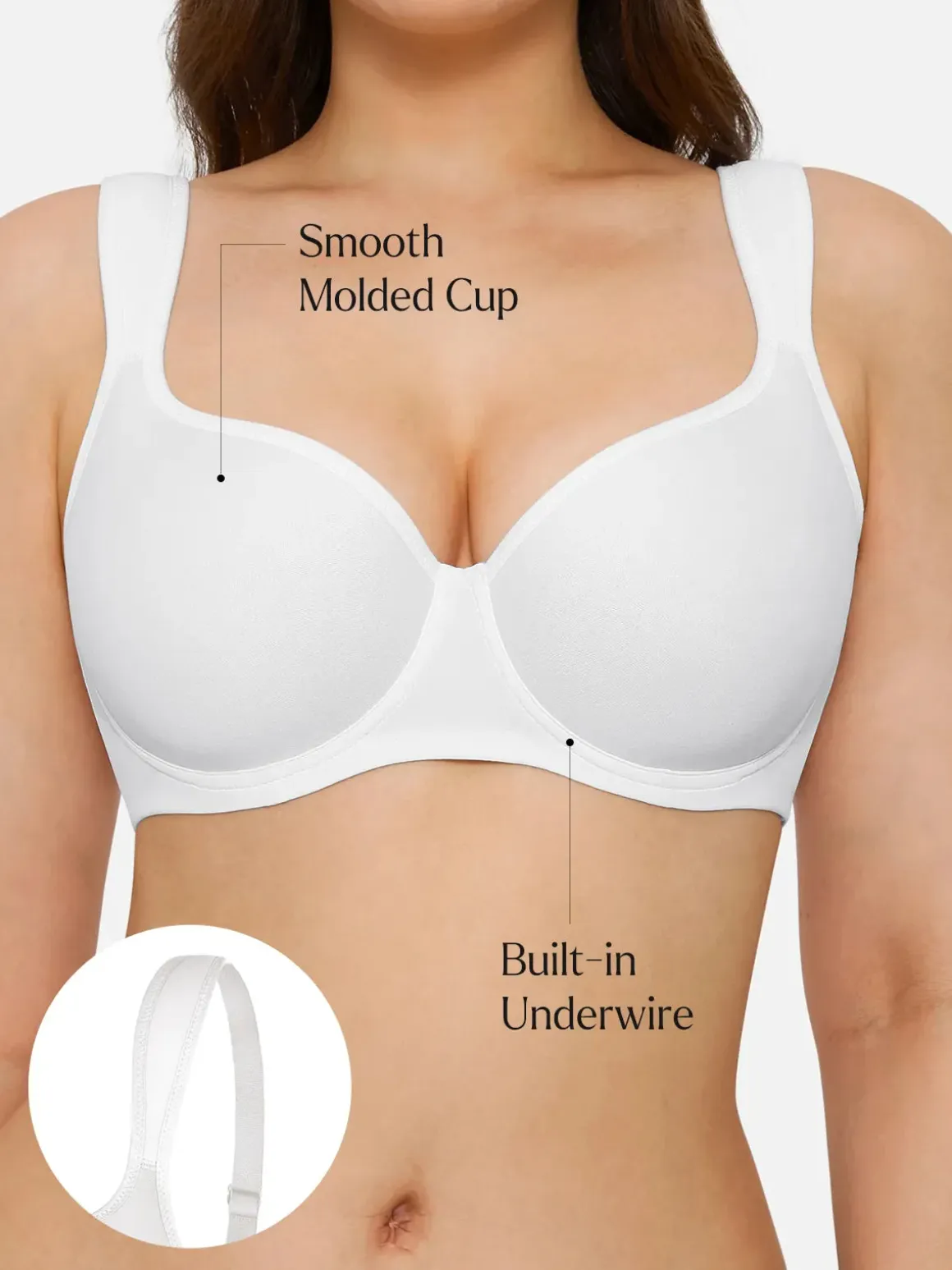 Full Figure Beauty Back Smoothing Minimizer Bra