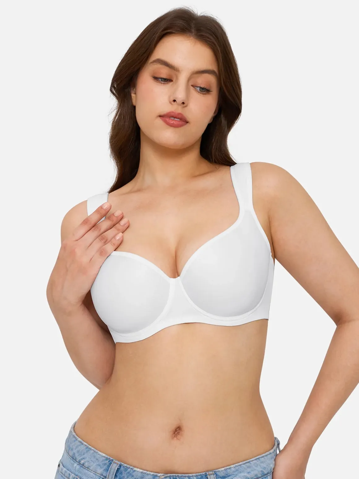 Full Figure Beauty Back Smoothing Minimizer Bra