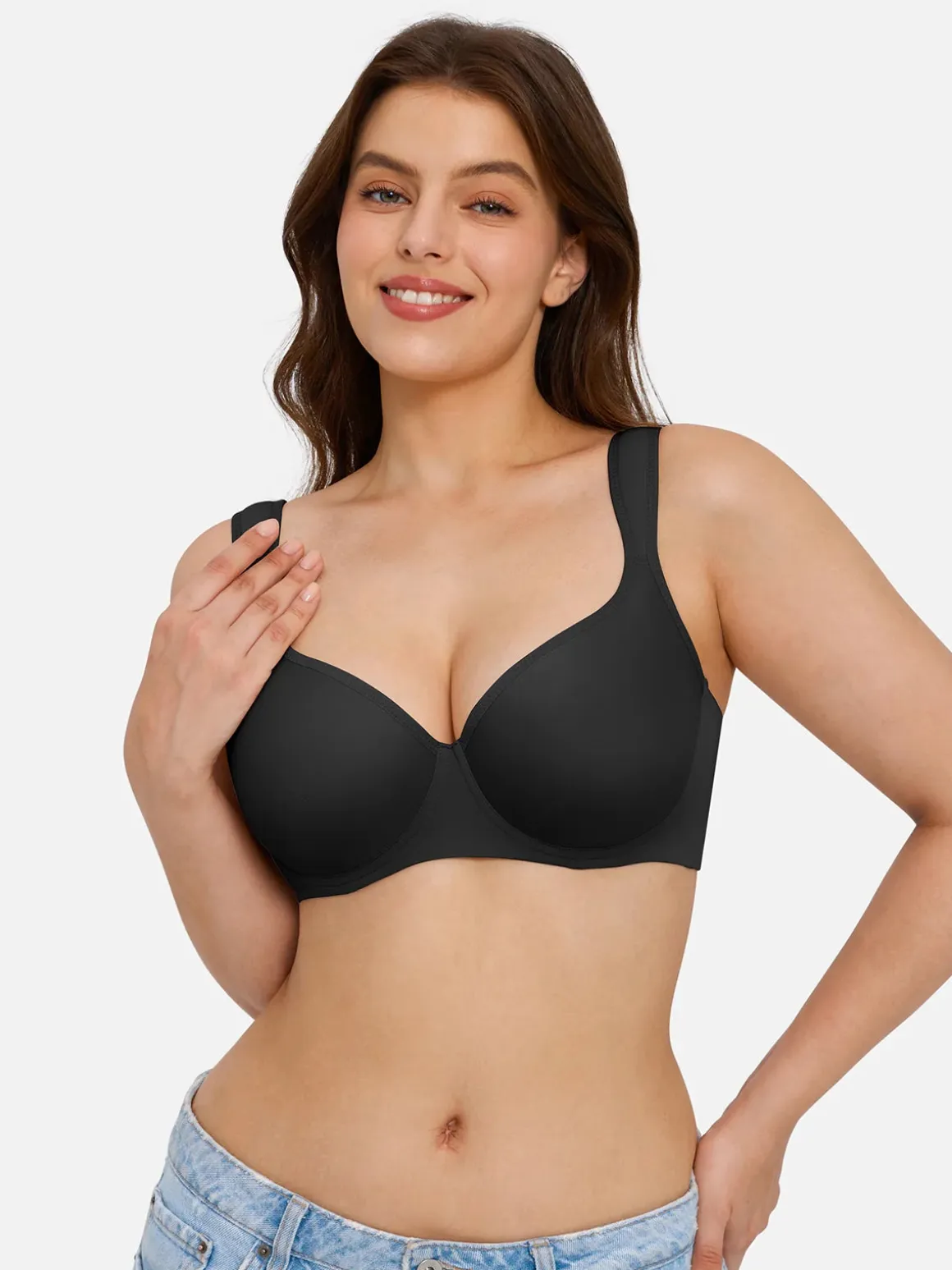 Full Figure Beauty Back Smoothing Minimizer Bra