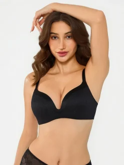 Lace Full Coverage Comfort Sculpting Plunge Bra