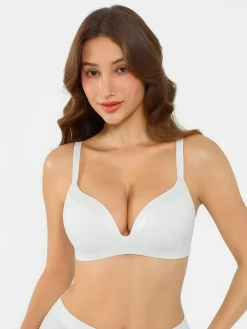 Lace Full Coverage Comfort Sculpting Plunge Bra