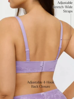 Lace Full-Cup Underwire Comfort Support Bra