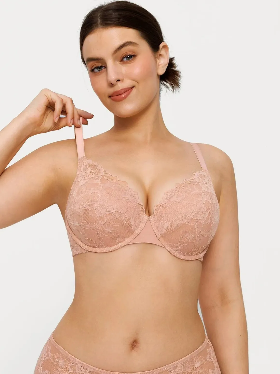 Lace Full-Cup Underwire Comfort Support Bra