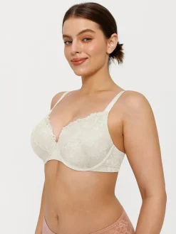 Lace Full-Cup Underwire Comfort Support Bra