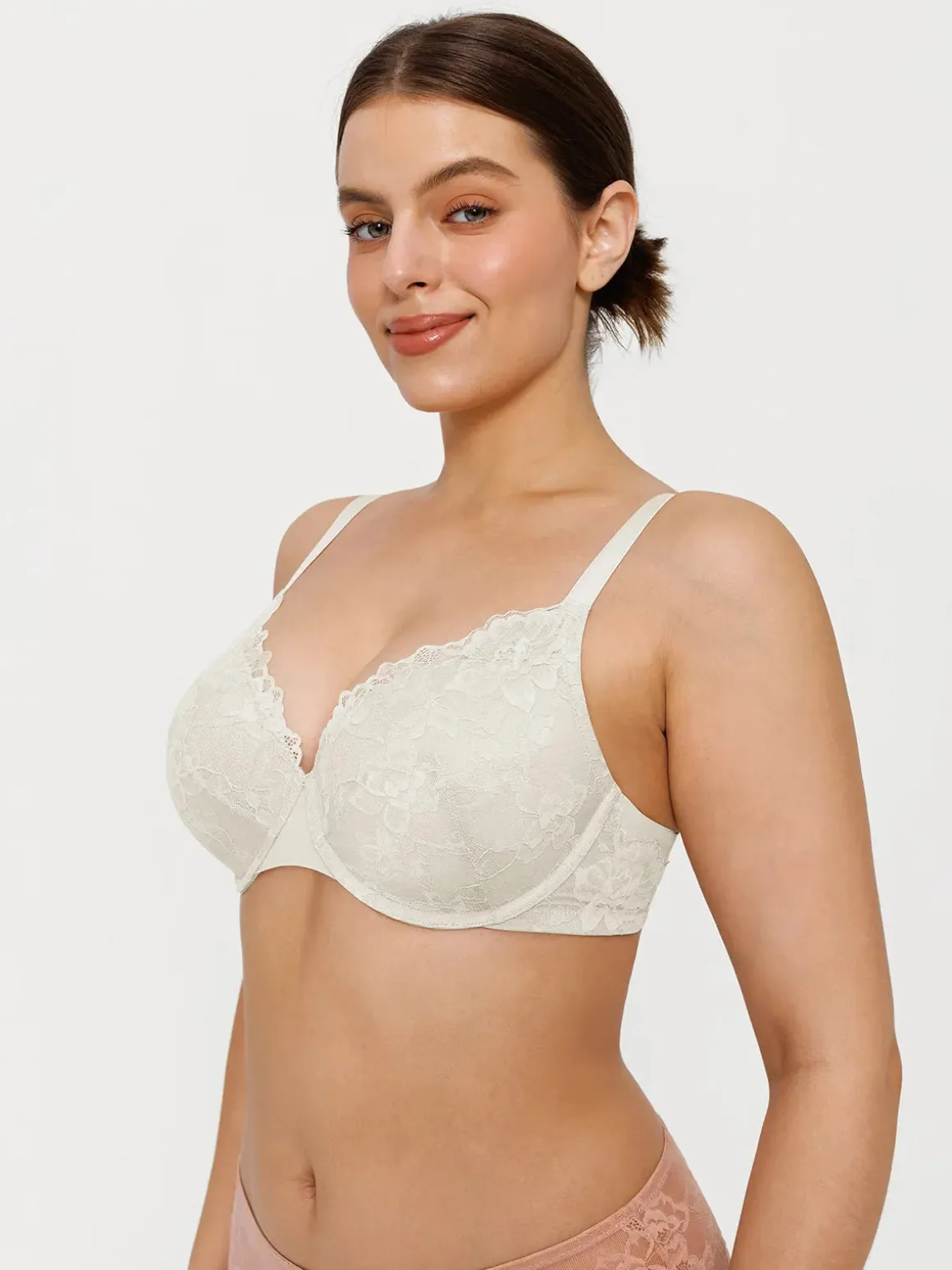 Lace Full-Cup Underwire Comfort Support Bra