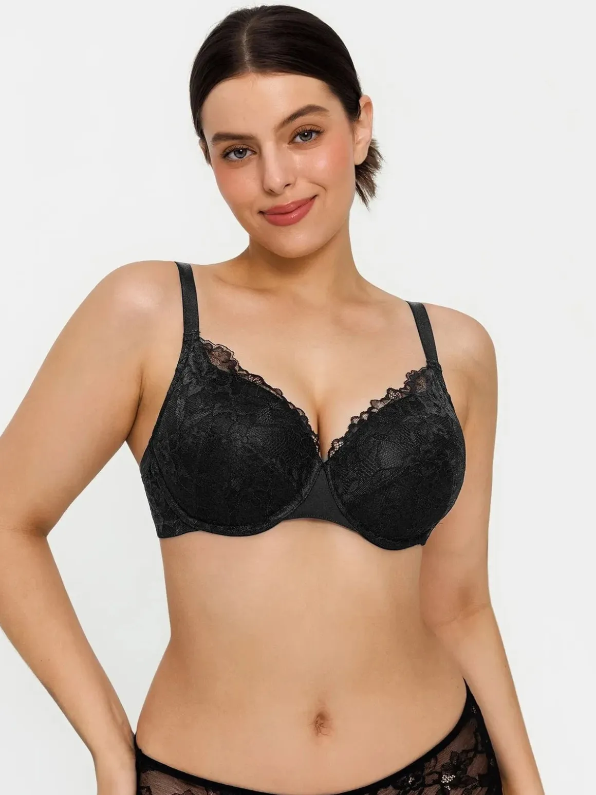 Lace Full-Cup Underwire Comfort Support Bra