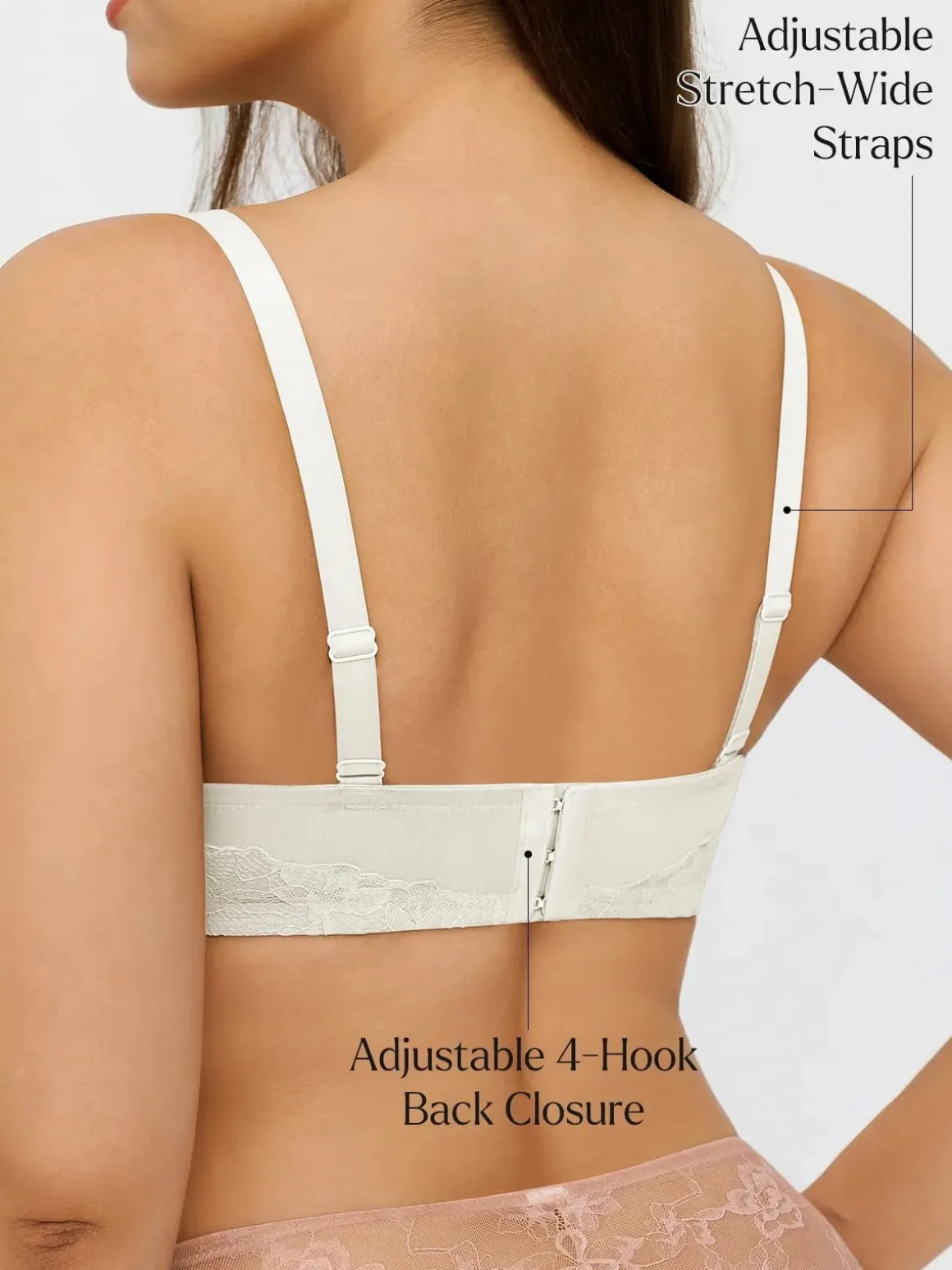 Lace Full-Cup Underwire Comfort Support Bra