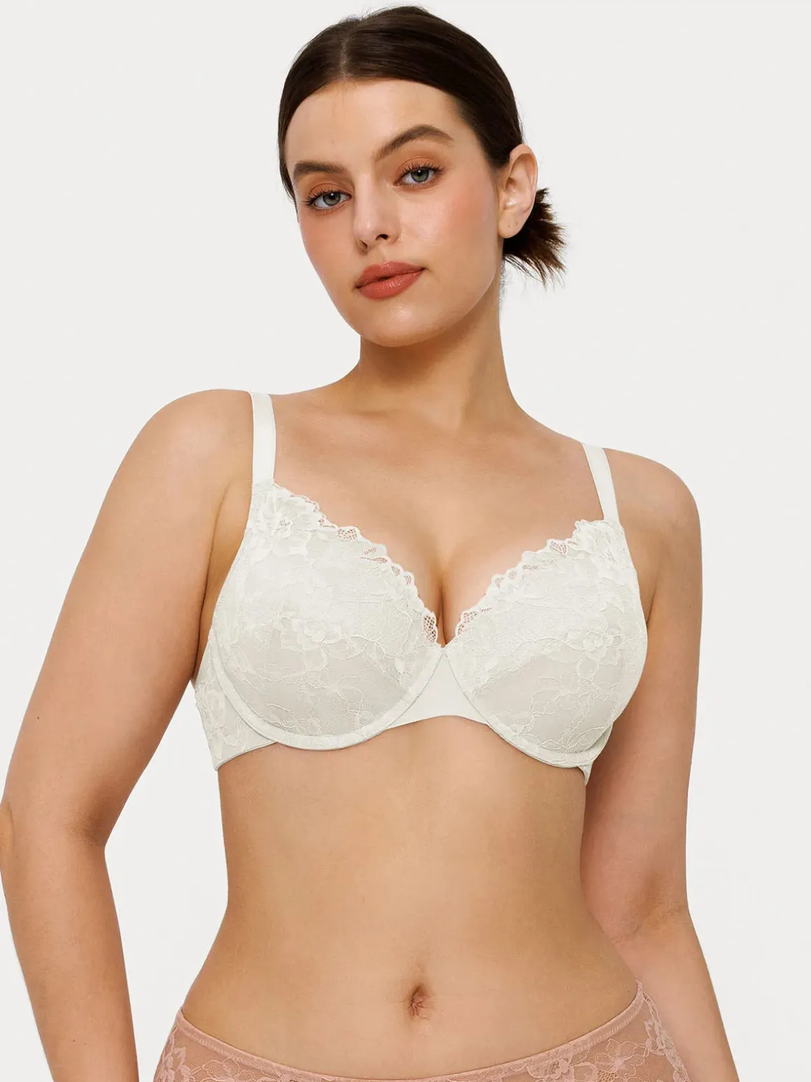 Lace Full-Cup Underwire Comfort Support Bra