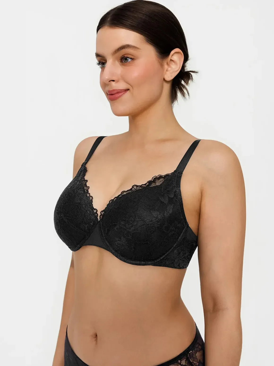 Lace Full-Cup Underwire Comfort Support Bra
