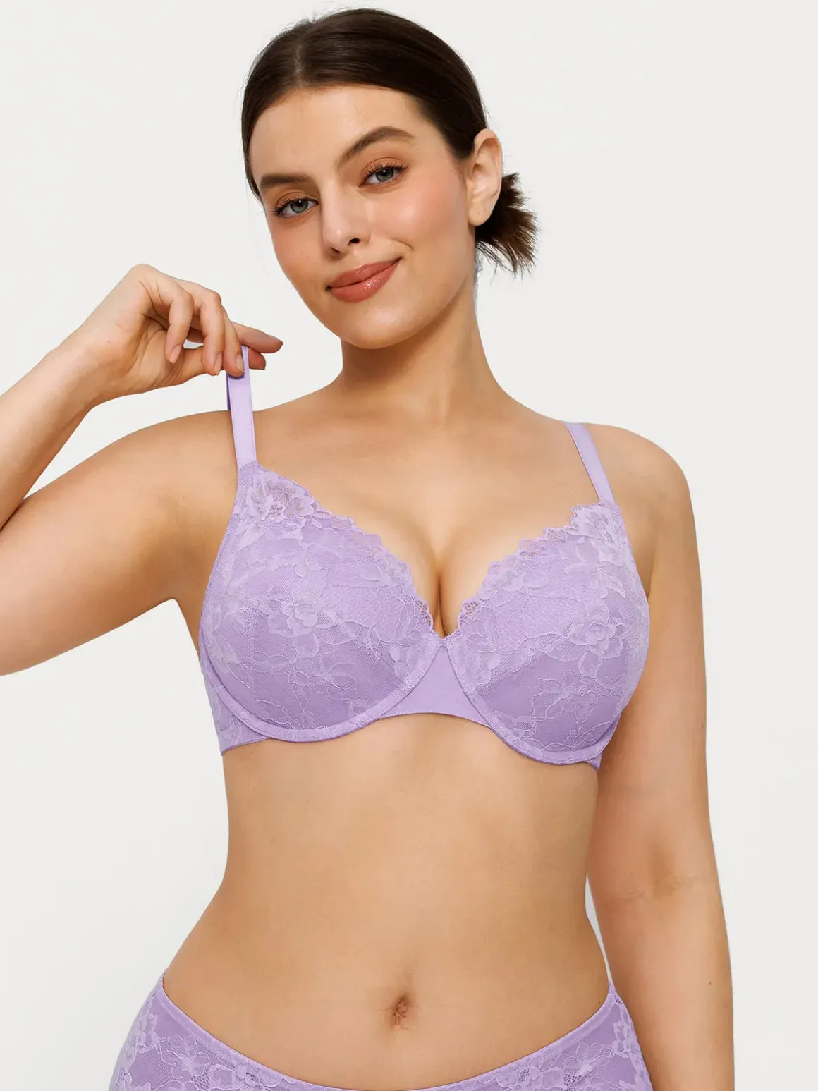 Lace Full-Cup Underwire Comfort Support Bra