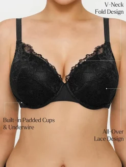 Lace Full-Cup Underwire Comfort Support Bra
