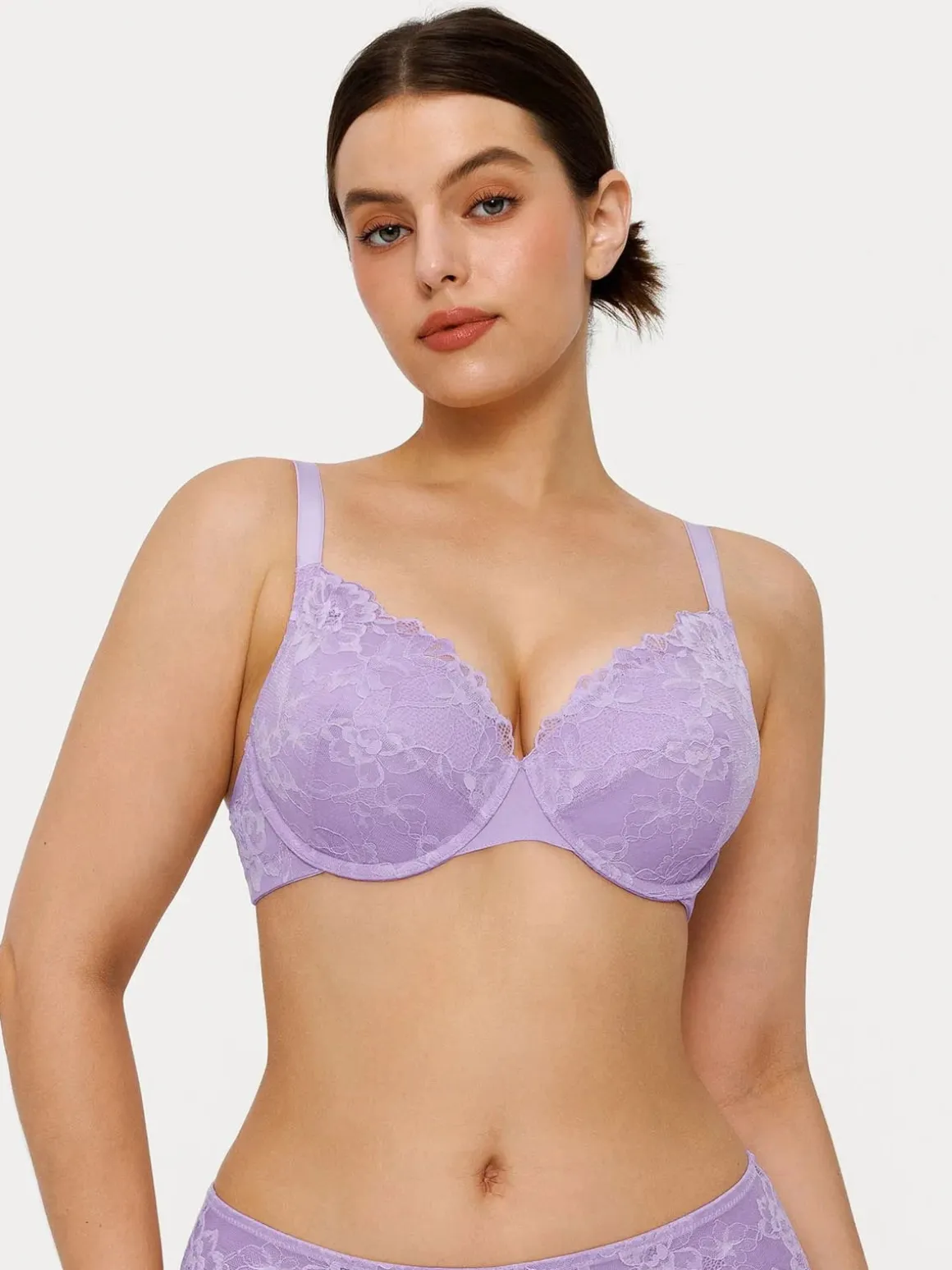 Lace Full-Cup Underwire Comfort Support Bra
