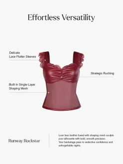 Lace Trim Sculpting Camisole Top