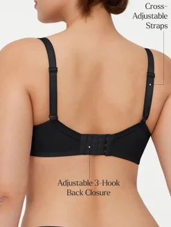 Lightweight Underwire Minimizer Lace Mesh Bra