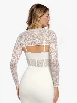 Long Sleeve Lace Shrug