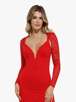 Long Sleeve Lace Shrug