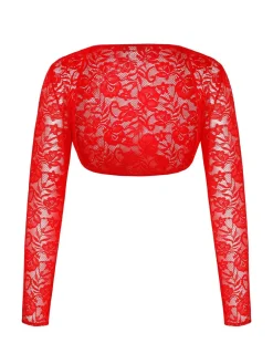 Long Sleeve Lace Shrug