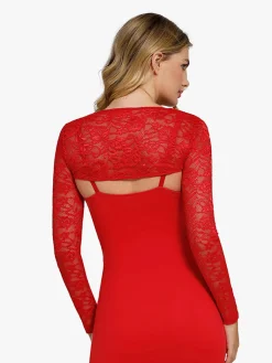 Long Sleeve Lace Shrug
