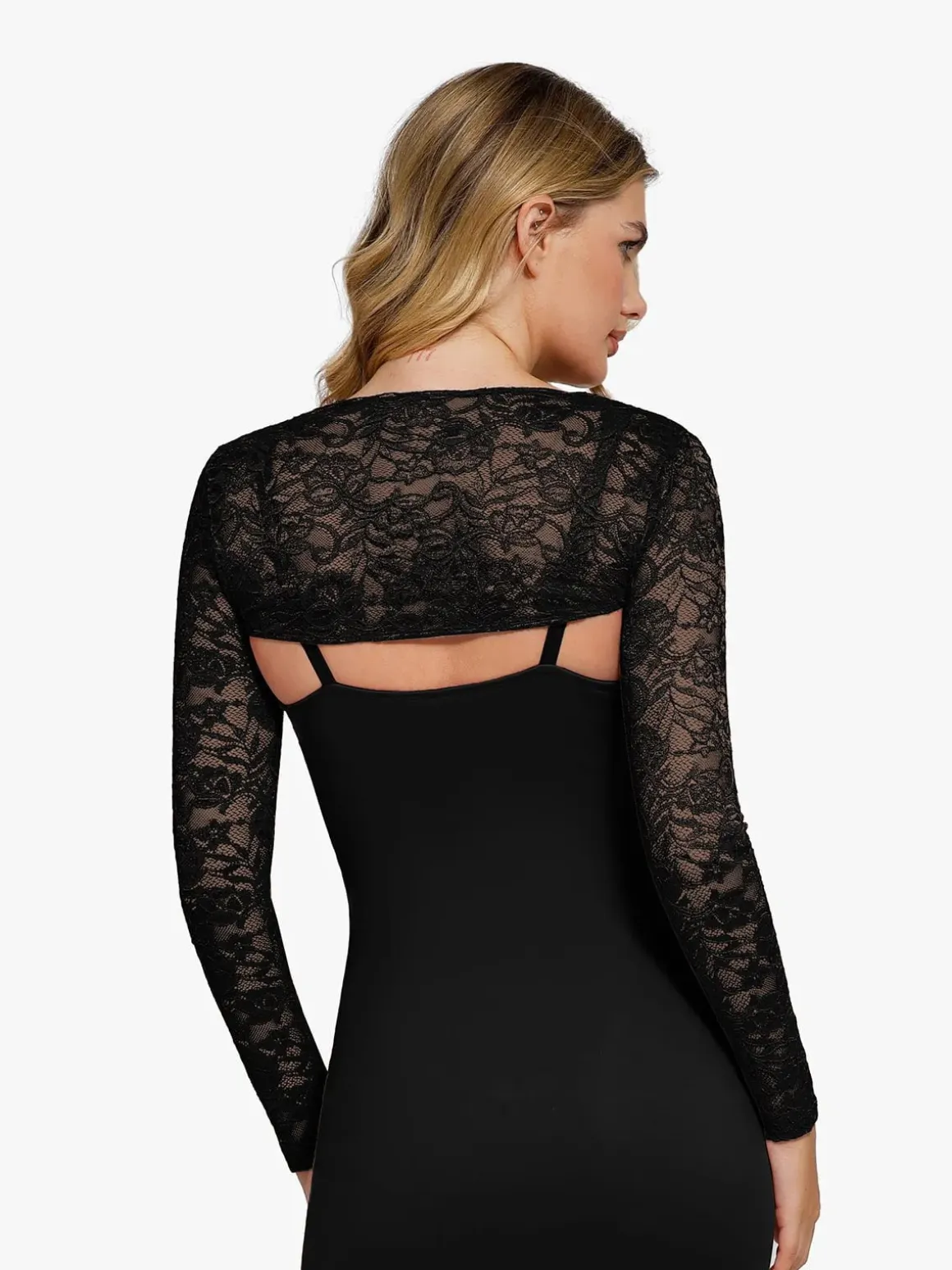 Long Sleeve Lace Shrug