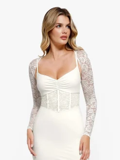 Long Sleeve Lace Shrug