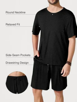 Men's Modal Short PJ Set