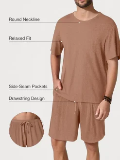 Men's Modal Short PJ Set