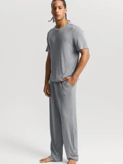 Men's Modal Short Sleeve & Pant PJ Set