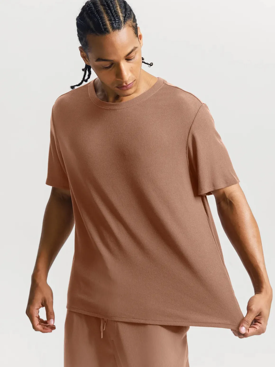 Men's Modal Short Sleeve & Pant PJ Set