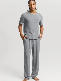 Men's Modal Short Sleeve & Pant PJ Set