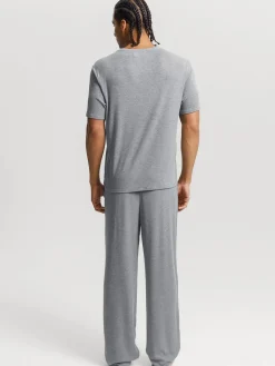 Men's Modal Short Sleeve & Pant PJ Set